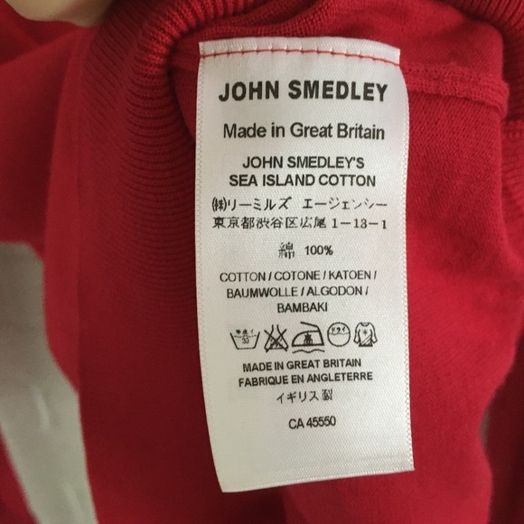 John Smedley Knit Sweater Old money Minimalist Preppy Club preppy Cotton M - Picture 11 of 12